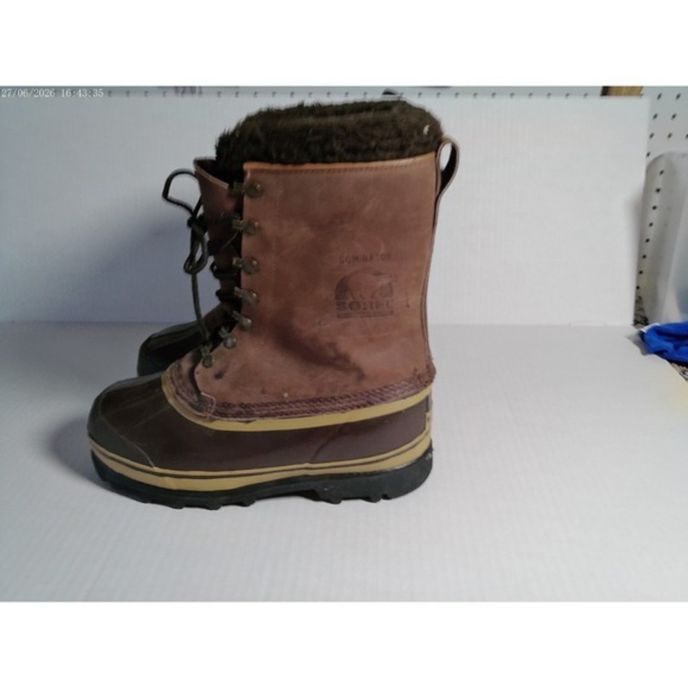 Vintage Sorel "Dominator" cold-weather winter snow pac boots. Womens Fem 8 WS002